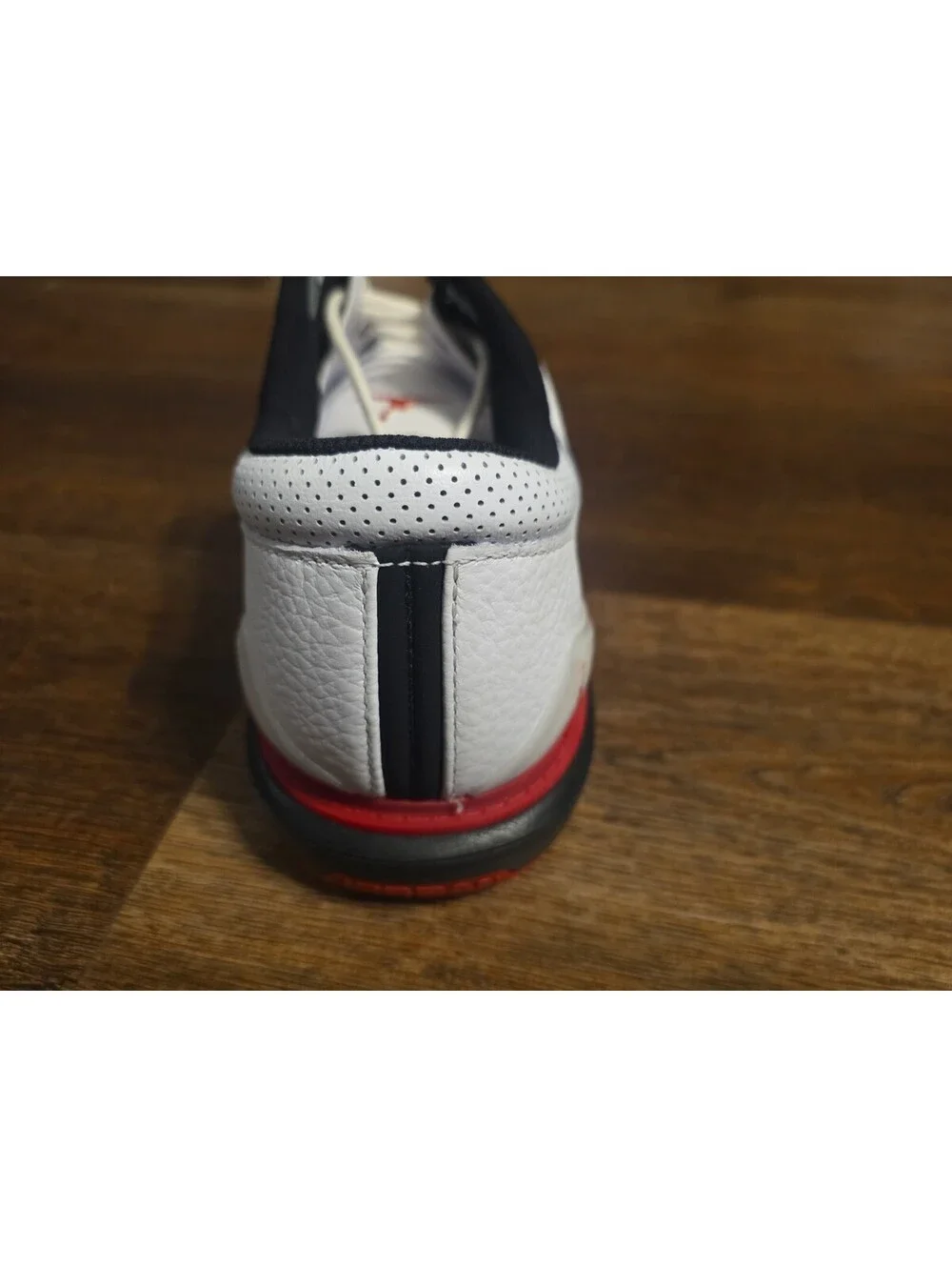 Nike Air Jordan ADG 5 White Black Red FQ6642-103 Golf Shoes Men's Size 9.5